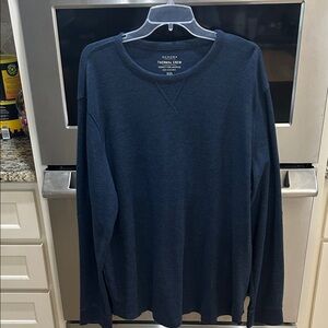 Sonoma Men's Dark Blue Long Sleeve Tee